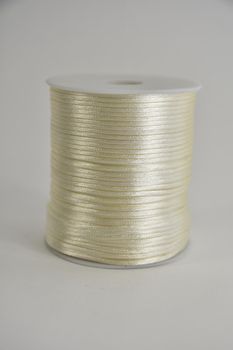 Mouse tail 2mm x 100mtr champagne wit